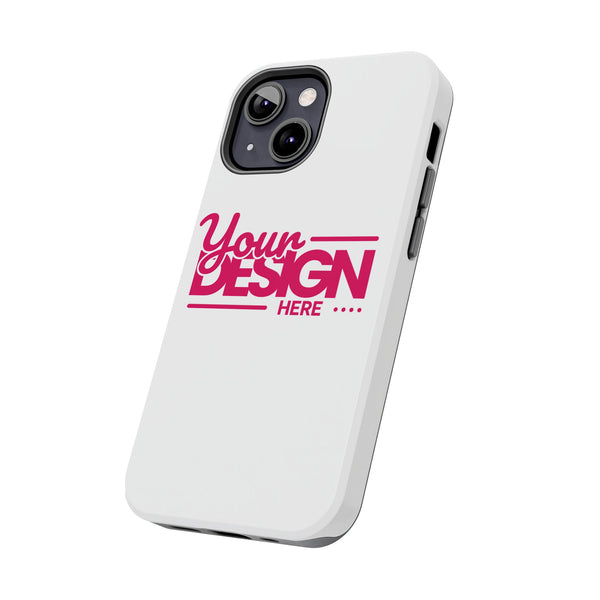 Personalized Tough Phone Case – Custom Name or Photo Protective Cover, Shock-Absorbent Durable Case for iPhone, Unique Gift Idea