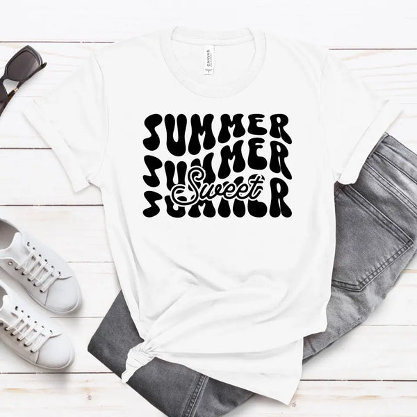 Sweet Summer Men's Short Sleeve T-Shirt - Lake Summer Tee, Vacation Outfit, Gift for Him, Father's Day, Summer