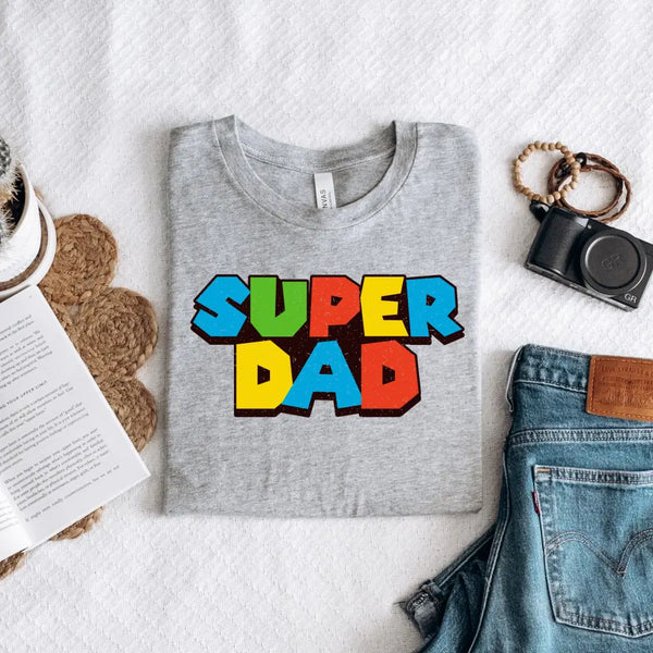 Super Dad - Dads T-Shirt, Fathers Day Shirt, Dad Birthday Gift, Cool Gift for Dads, Gift for Dad, Husband Gift, Gift for