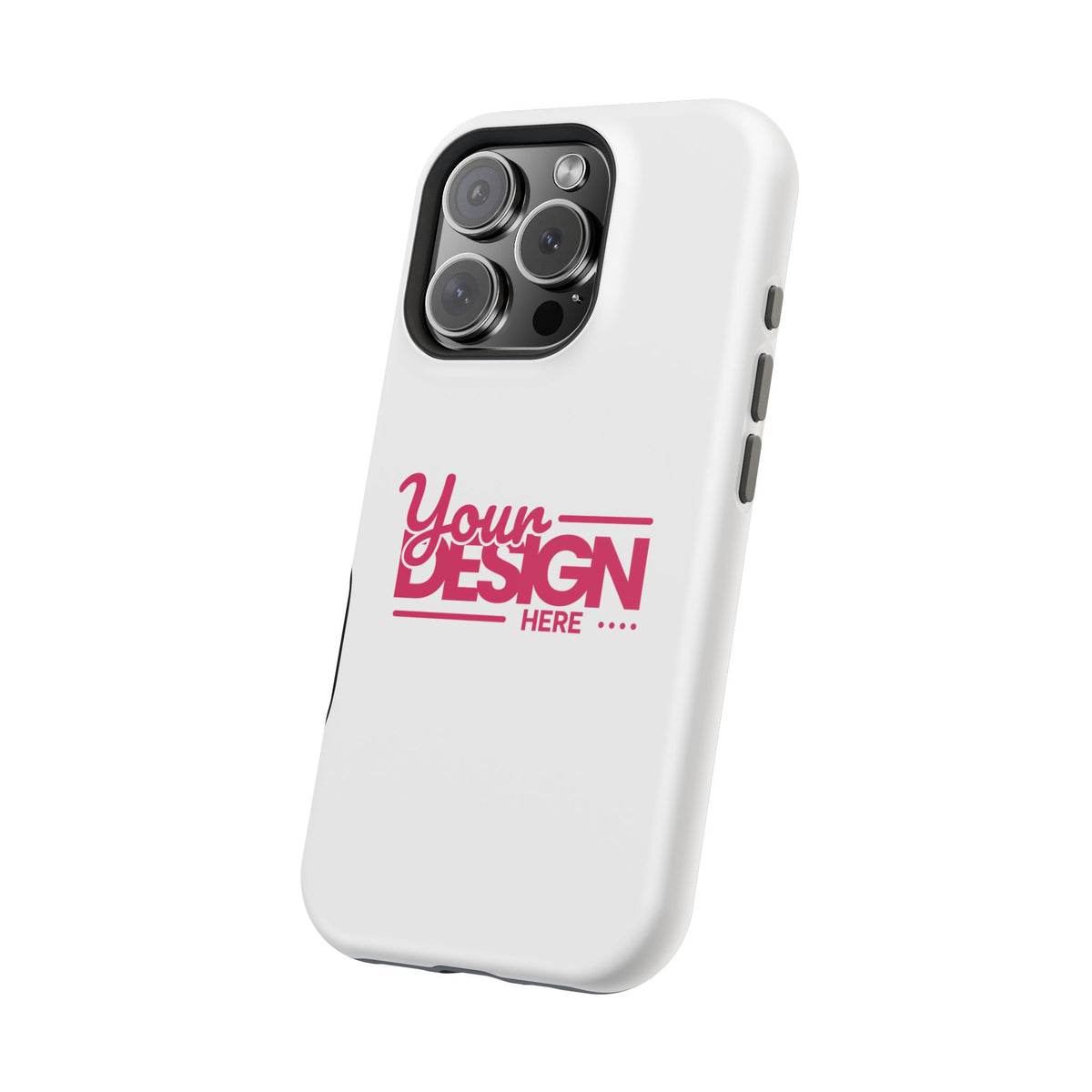Durable Custom Magnetic Phone Case – Personalized Name or Photo Design, Shockproof Protective Cover for iPhone