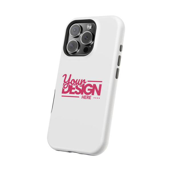 Durable Custom Magnetic Phone Case – Personalized Name or Photo Design, Shockproof Protective Cover for iPhone
