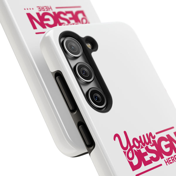 Personalized Tough Phone Case – Custom Name or Photo Protective Cover, Shock-Absorbent Durable Case for iPhone, Unique Gift Idea