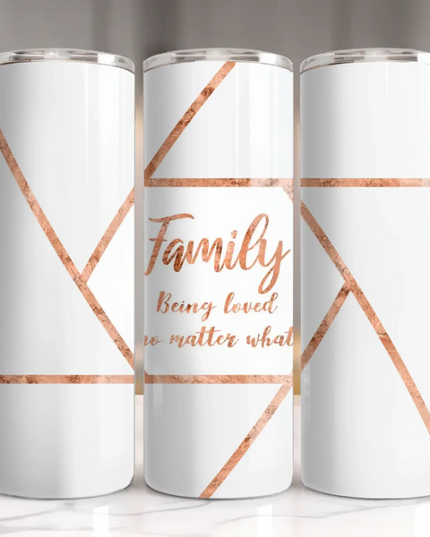 Memory Magic 20oz Six Photo Collage Skinny Tumbler No Text Edit