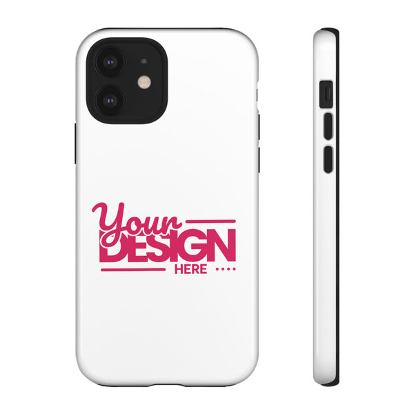 Customizable Tough Phone Case – Personalized Protective Cover with Name or Photo, Shockproof Case for iPhone & Samsung, Durable Gift Idea
