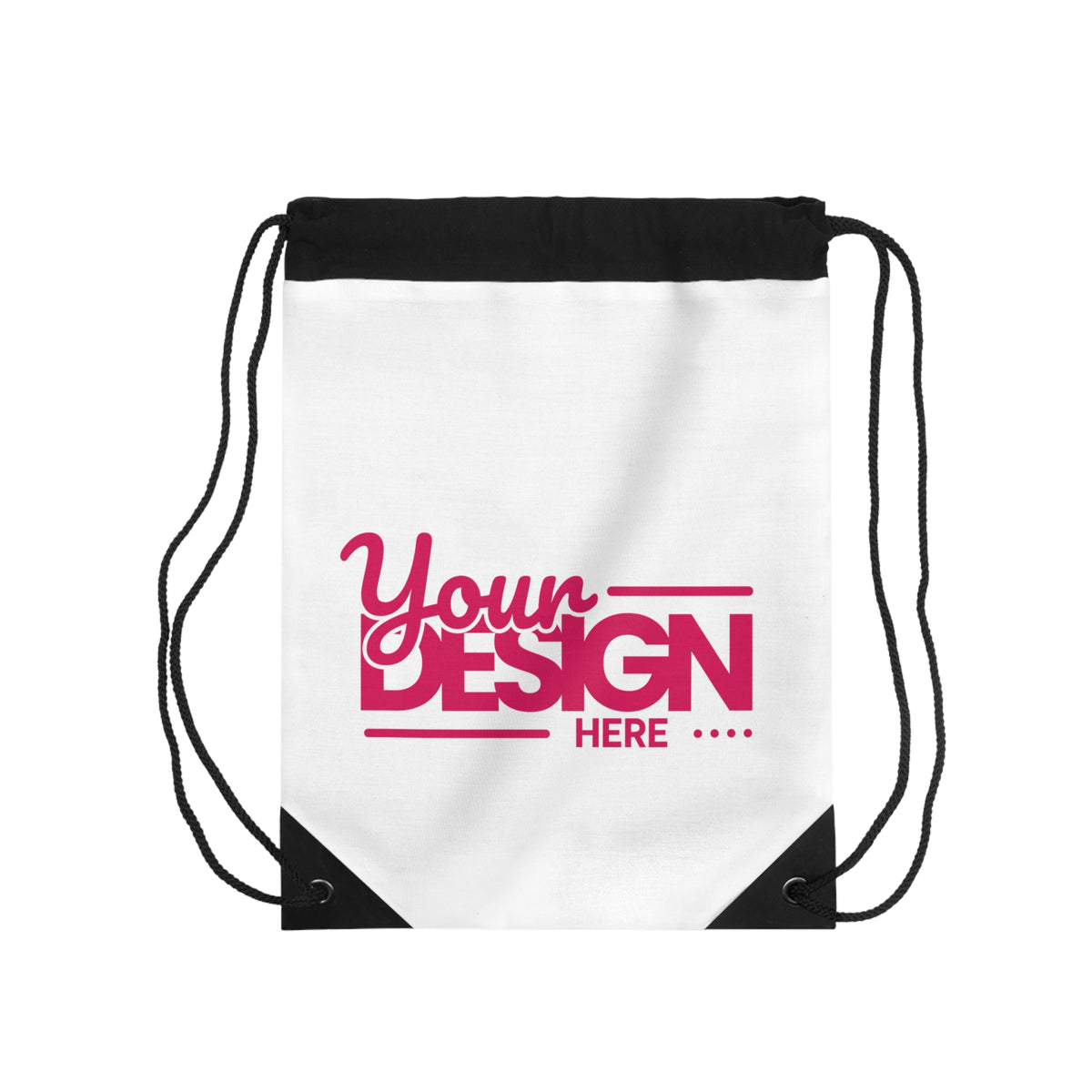 Custom Drawstring Bag – Personalized Gym Sack with Your Design, Lightweight Sports & Travel Backpack for Kids & Adults