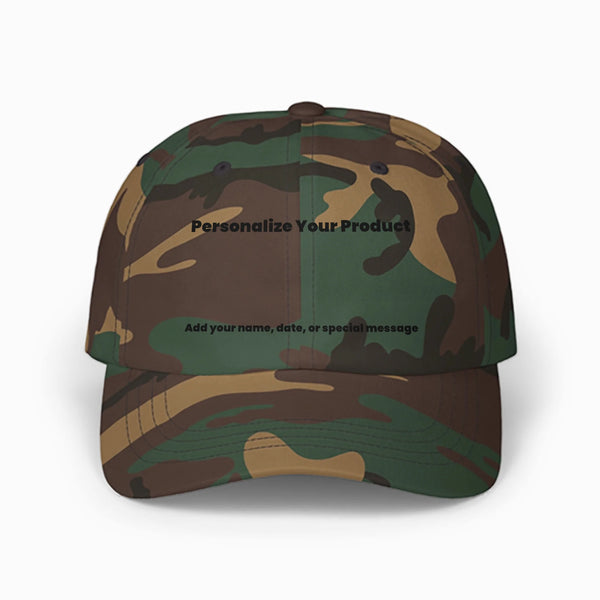 front hat trasparent Dad Hat
