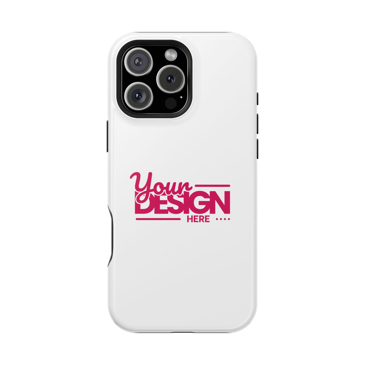 Customizable Impact-Resistant Phone Case – Personalize with Your Design, Durable Shockproof Cover for iPhone