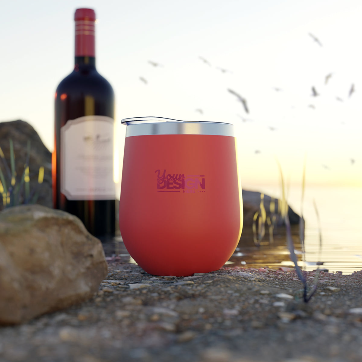 Stylish Insulated Travel Cup, Personalized Coffee Mug, Perfect for Weddings, Gifts for Her, Tumblers for Hot & Cold Beverages
