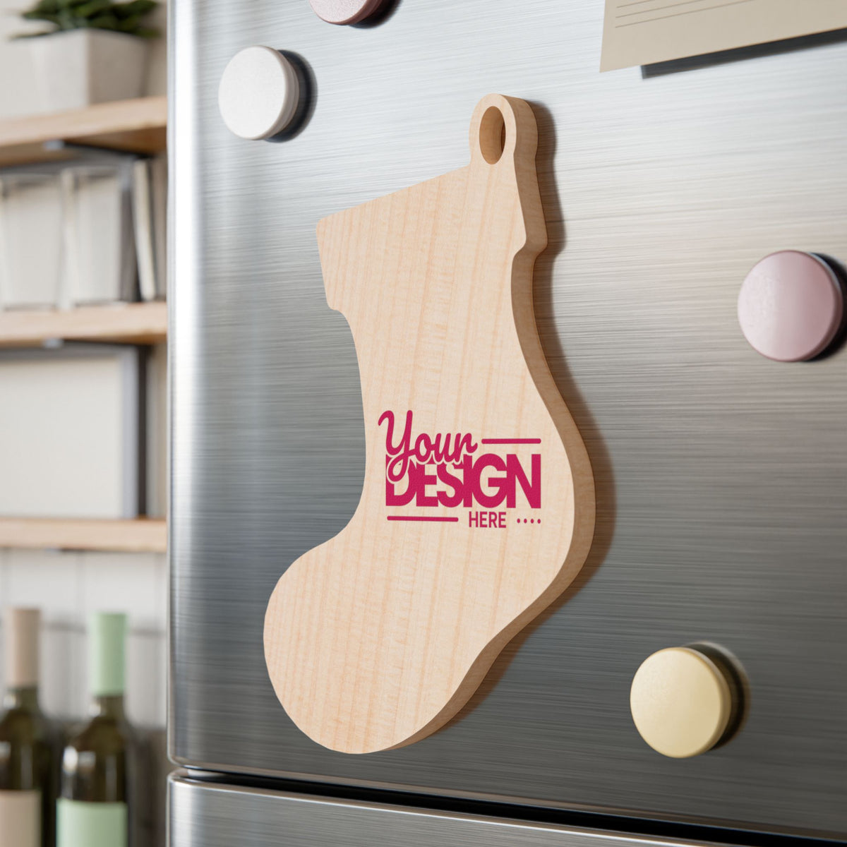 Personalized Wooden Ornaments, Custom Stocking Decor, Holiday Tree Decoration, Unique Gift Idea, Christmas Ornament