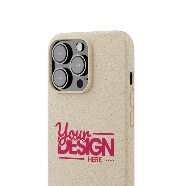 Biodegradable Phone Case – Eco-Friendly Custom Design Cover, Personalized Sustainable Protective Case for iPhone