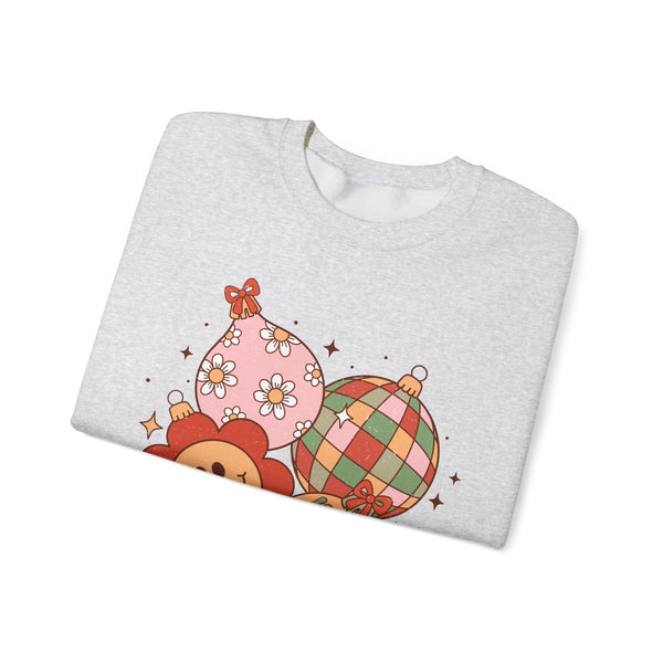 Festive AF Ornaments Crewneck Sweatshirt - Cute Holiday Decorations Christmas Sweater