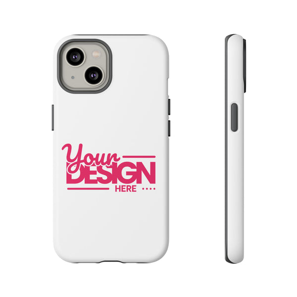 Customizable Tough Phone Case – Personalized Protective Cover with Name or Photo, Shockproof Case for iPhone & Samsung, Durable Gift Idea