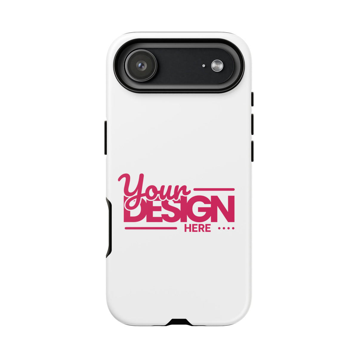 Customizable Tough Phone Case – Personalized Protective Cover with Name or Photo, Shockproof Case for iPhone & Samsung, Durable Gift Idea