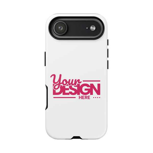 Customizable Tough Phone Case – Personalized Protective Cover with Name or Photo, Shockproof Case for iPhone & Samsung, Durable Gift Idea
