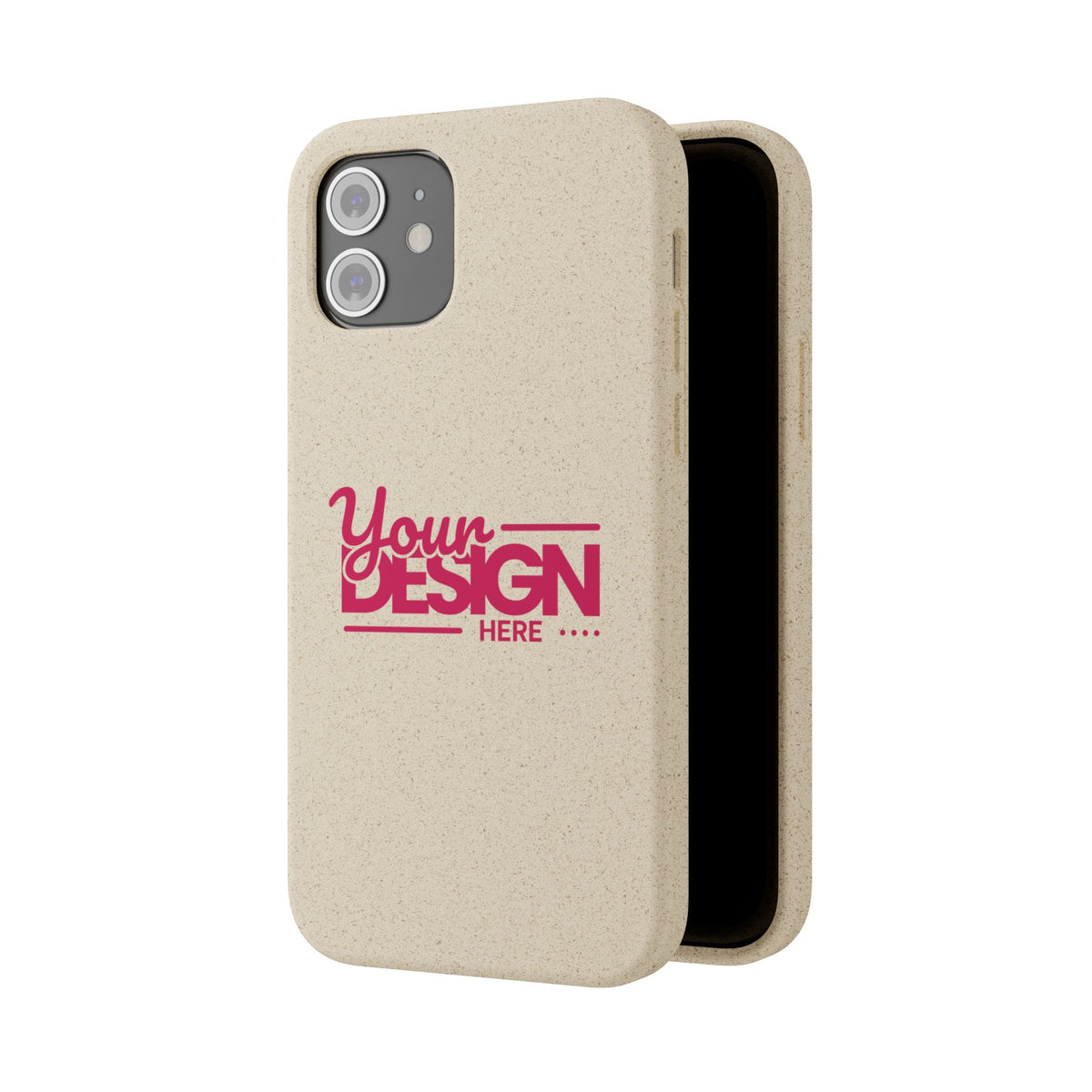 Biodegradable Phone Case – Eco-Friendly Custom Design Cover, Personalized Sustainable Protective Case for iPhone