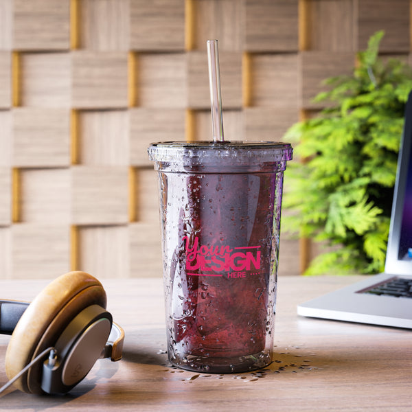 Suave Acrylic Cup, Clear Reusable Tumbler, Travel Drinkware, Personalized Cup, Eco-Friendly Beverage Container, Summer Hydration