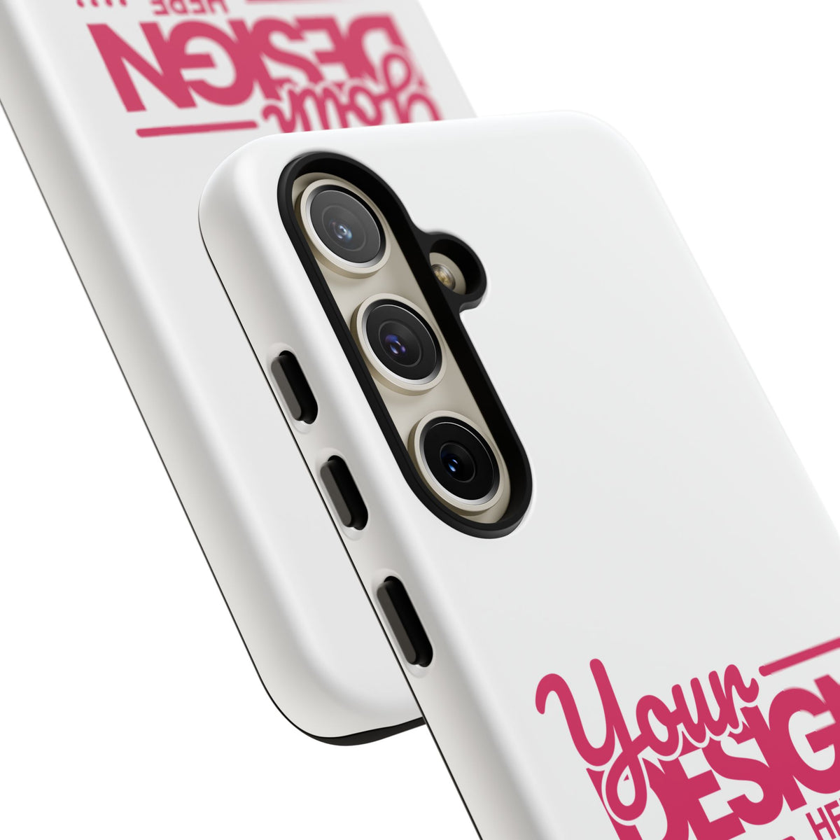 Customizable Tough Phone Case – Personalized Protective Cover with Name or Photo, Shockproof Case for Samsung Phones, Durable Gift Idea