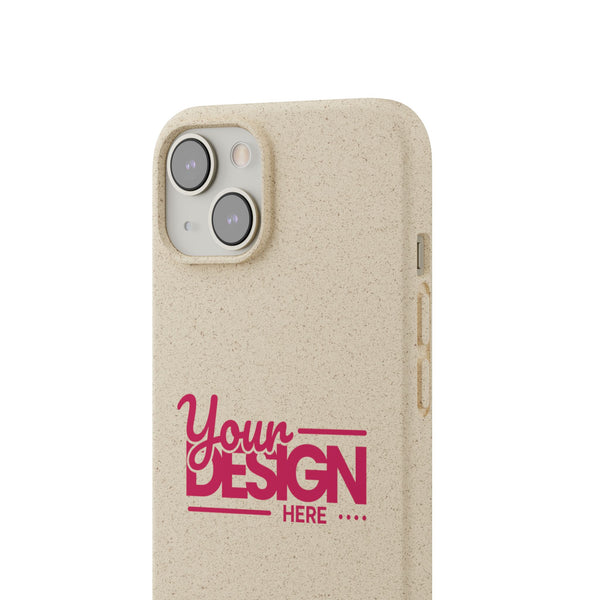 Biodegradable Phone Case – Eco-Friendly Custom Design Cover, Personalized Sustainable Protective Case for iPhone