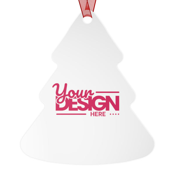 Personalized Christmas Ornaments, Custom Metal Tree Ornaments, Holiday Decorations, Unique Gift for Family, Personalized Gifts