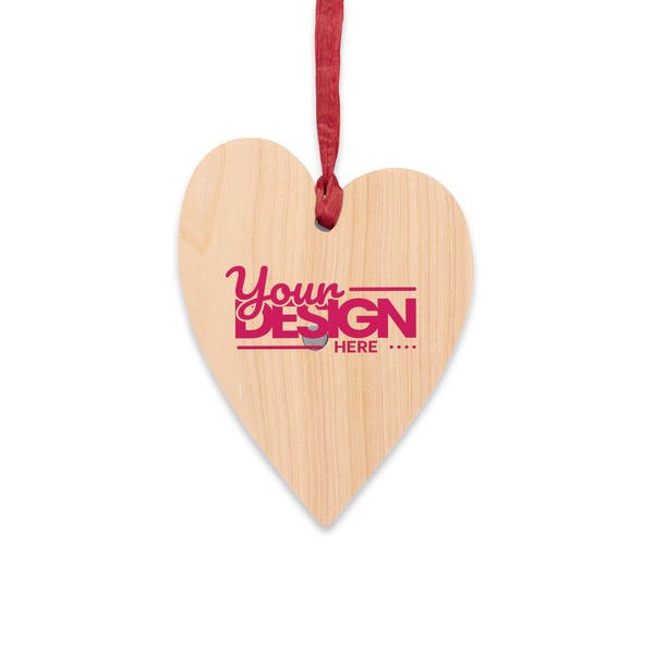 Customizable Wooden Heart Ornaments - Perfect for Weddings, Holidays, Home Decor, Gifts, and Special Occasions