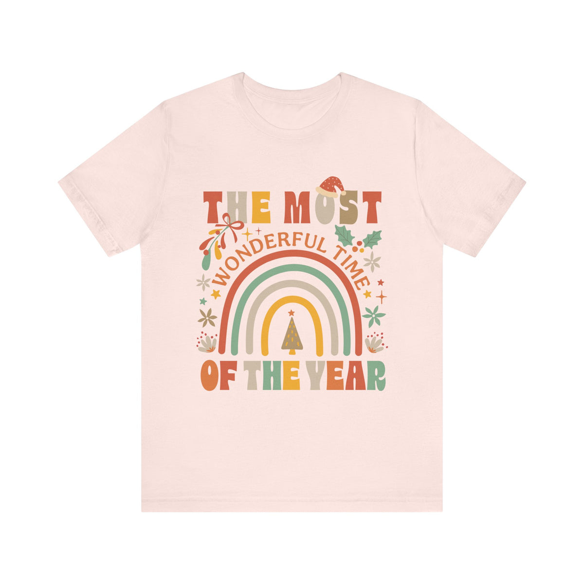 The Most Wonderful Time of the Year T-Shirt - Vibrant Holiday Design