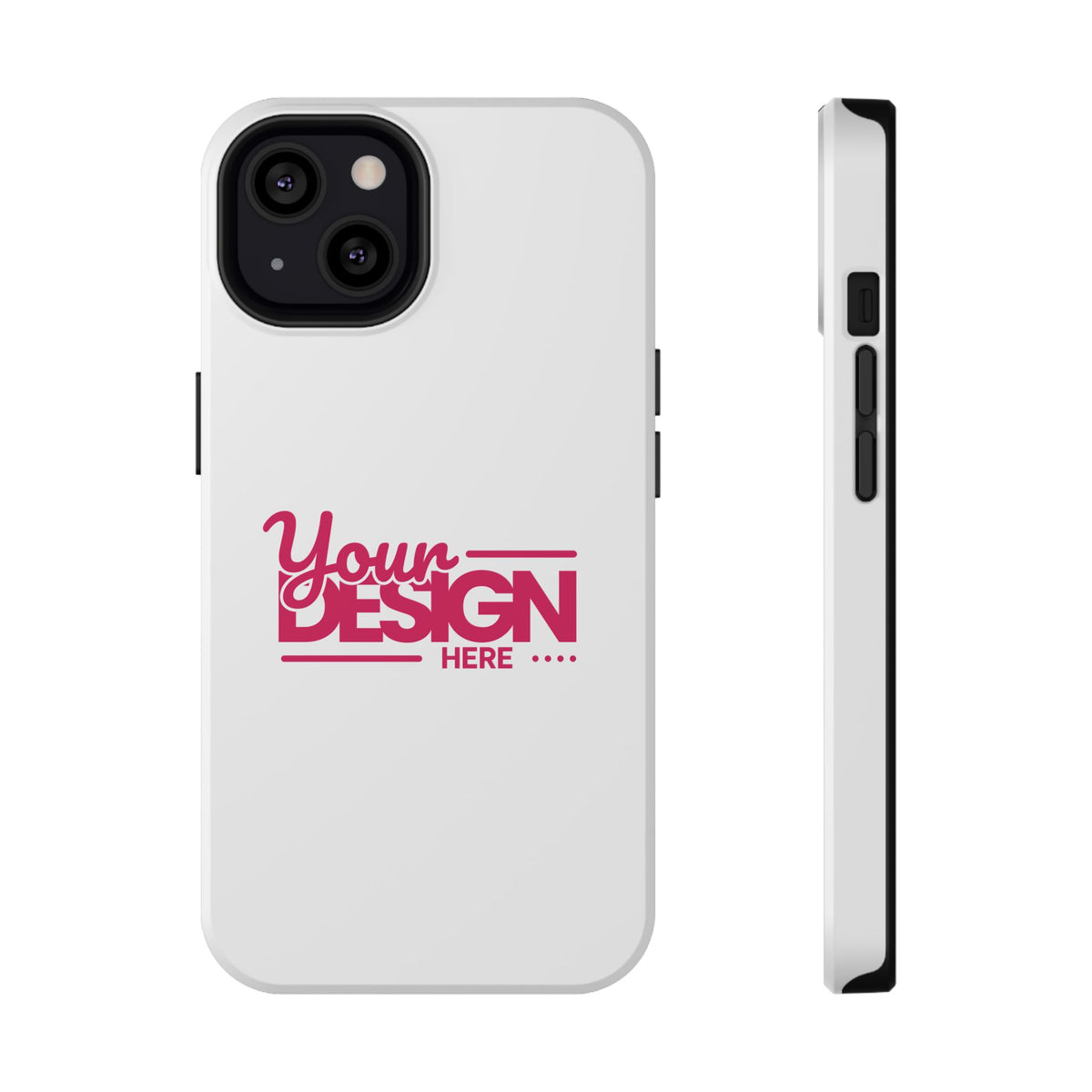 Customizable Impact-Resistant Phone Case – Personalize with Your Design, Durable Shockproof Cover for iPhone