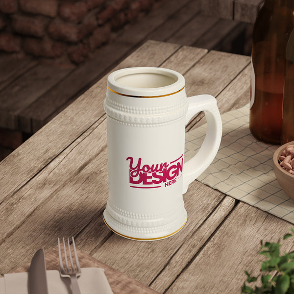 Customizable Beer Stein Mug - Perfect for Gifting, Parties, Celebrations, Oktoberfest, Home Bars