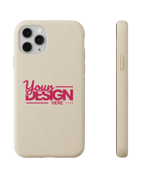 Biodegradable Phone Case Eco Friendly Custom Design for iPhone