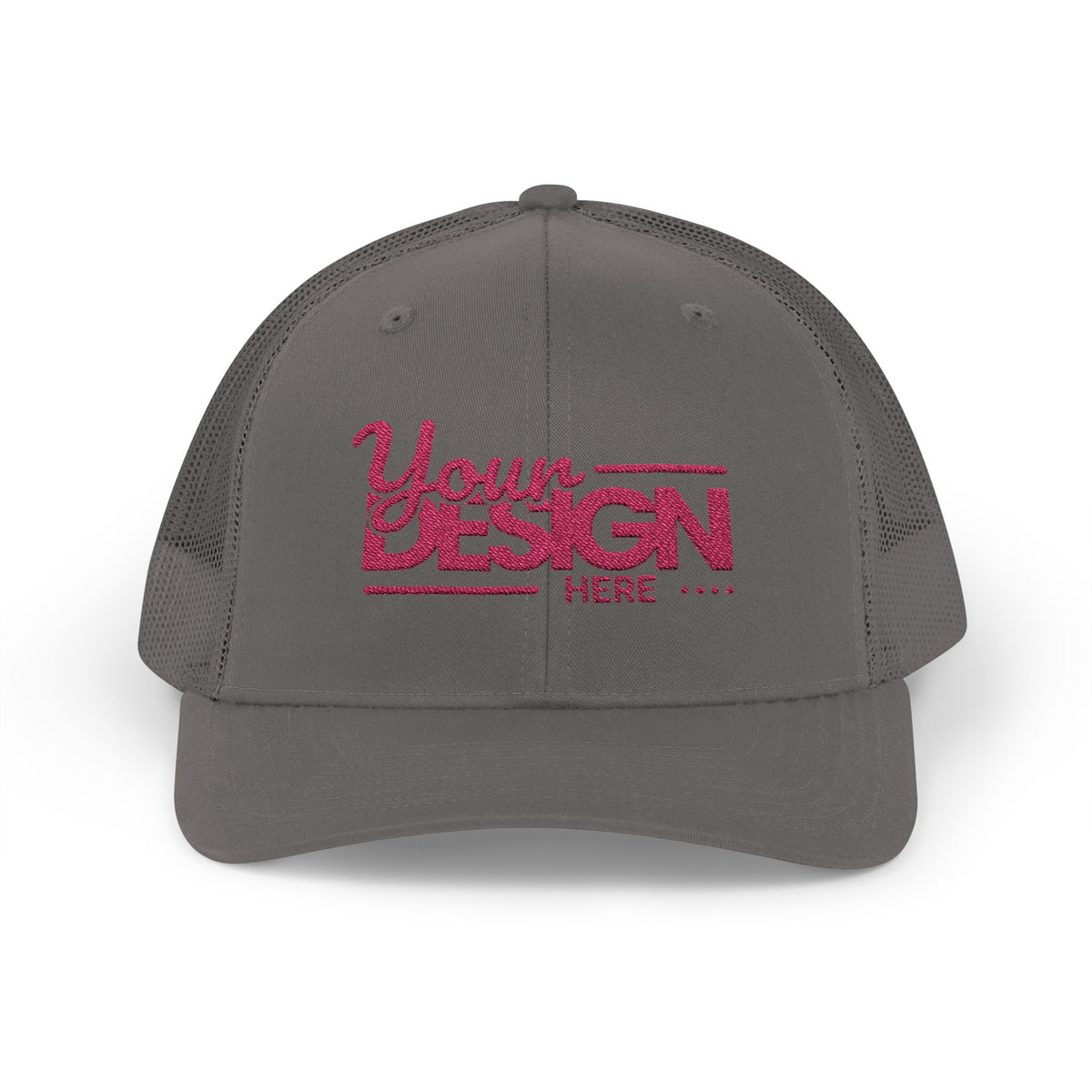 Sparkle Mesh Trucker Cap – Custom ‘Your Design Here’ Embroidered Snapback, Personalized Glitter Hat for Women & Events