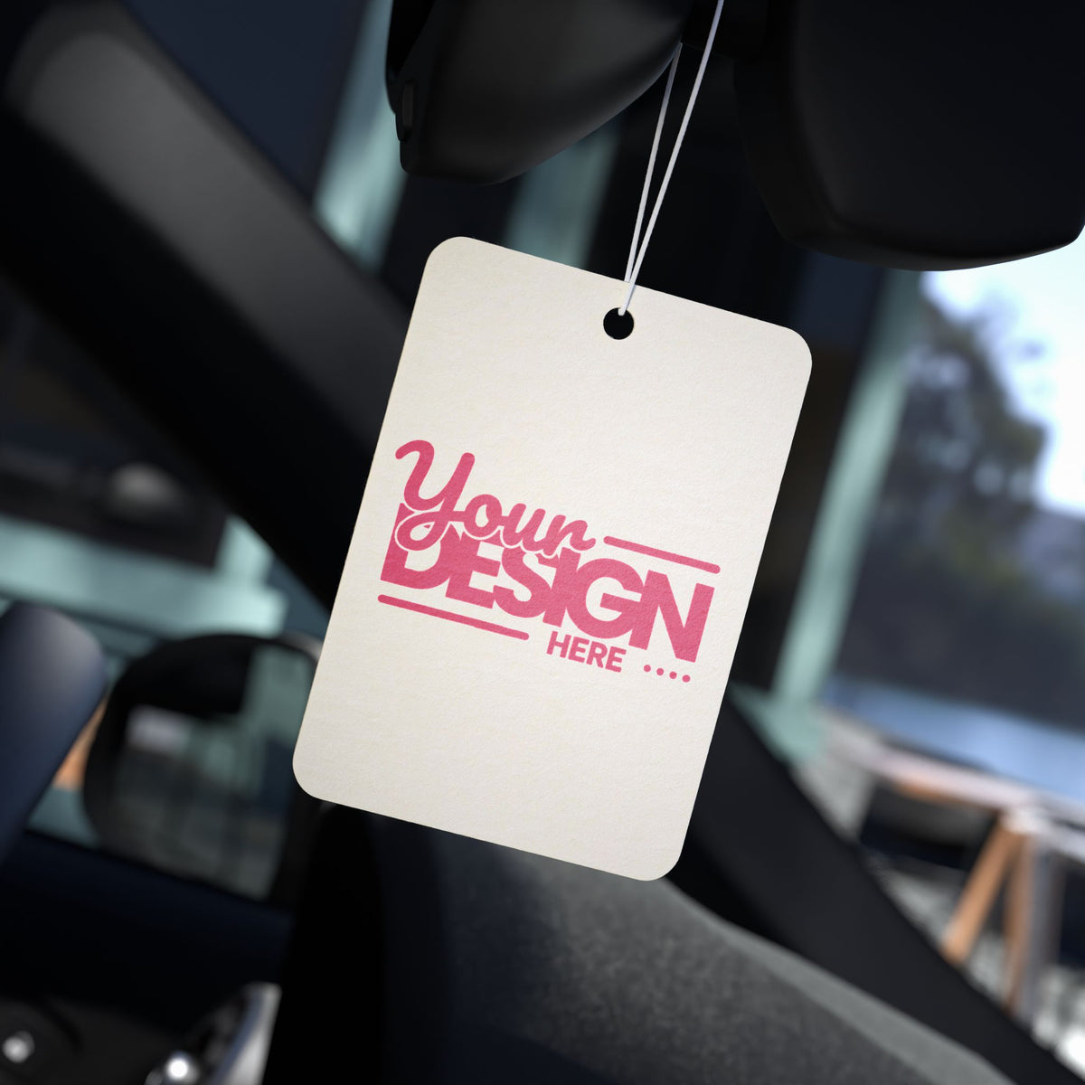 Customizable Car Air Freshener With Your Design Personal Auto Decor Gift by Printify