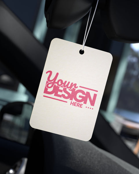 Customizable Car Air Freshener With Your Design Personal Auto Decor Gift