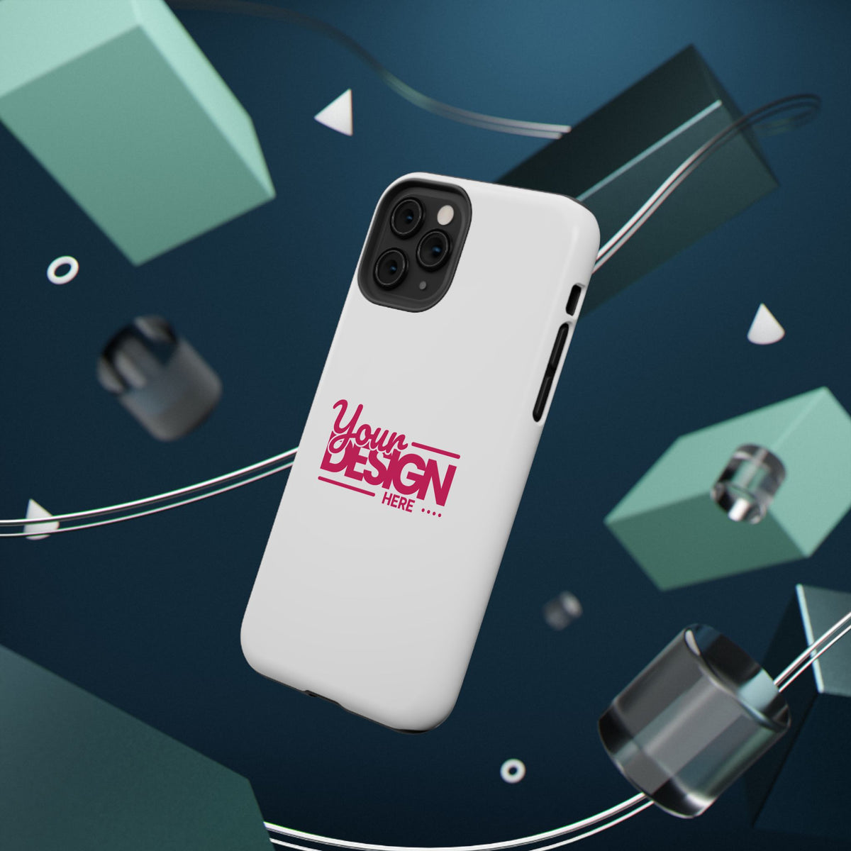 Customizable Impact-Resistant Phone Case – Personalize with Your Design, Durable Shockproof Cover for iPhone