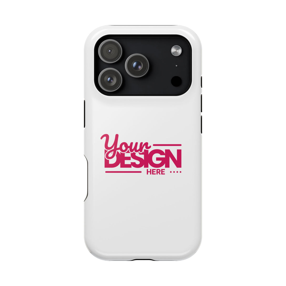 Customizable Impact-Resistant Phone Case – Personalize with Your Design, Durable Shockproof Cover for iPhone