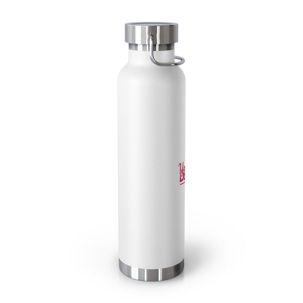 Copper Insulated Water Bottle, Stylish Travel Mug, Eco-Friendly Drinkware, Perfect Gift for Nature Lovers, Summer Hydration Essentials
