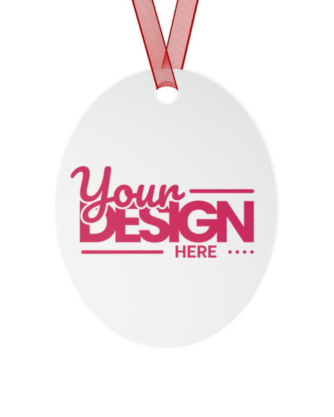 Customizable Metal Holiday Ornaments For Trees And Personalized Gifts