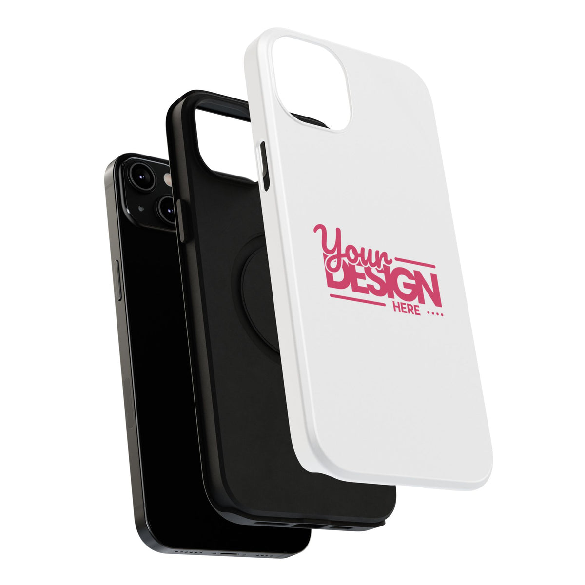 Customizable Impact-Resistant Phone Case – Personalize with Your Design, Durable Shockproof Cover for iPhone
