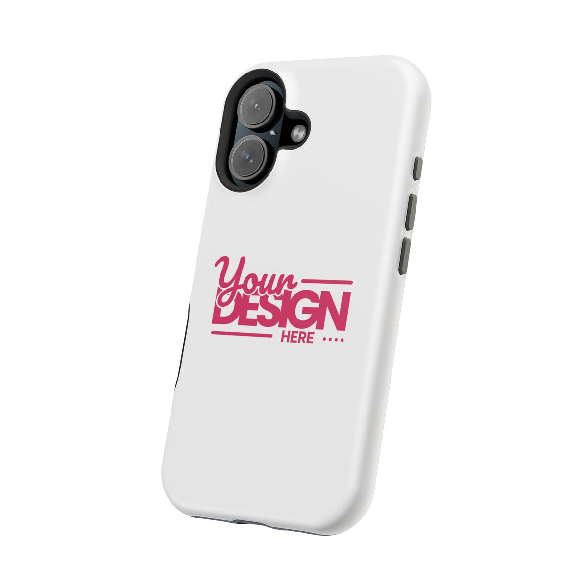 Durable Custom Magnetic Phone Case – Personalized Name or Photo Design, Shockproof Protective Cover for iPhone