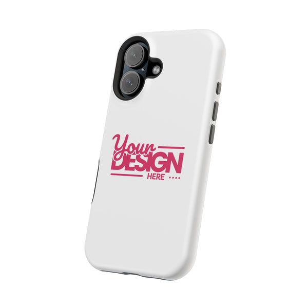 Durable Custom Magnetic Phone Case – Personalized Name or Photo Design, Shockproof Protective Cover for iPhone