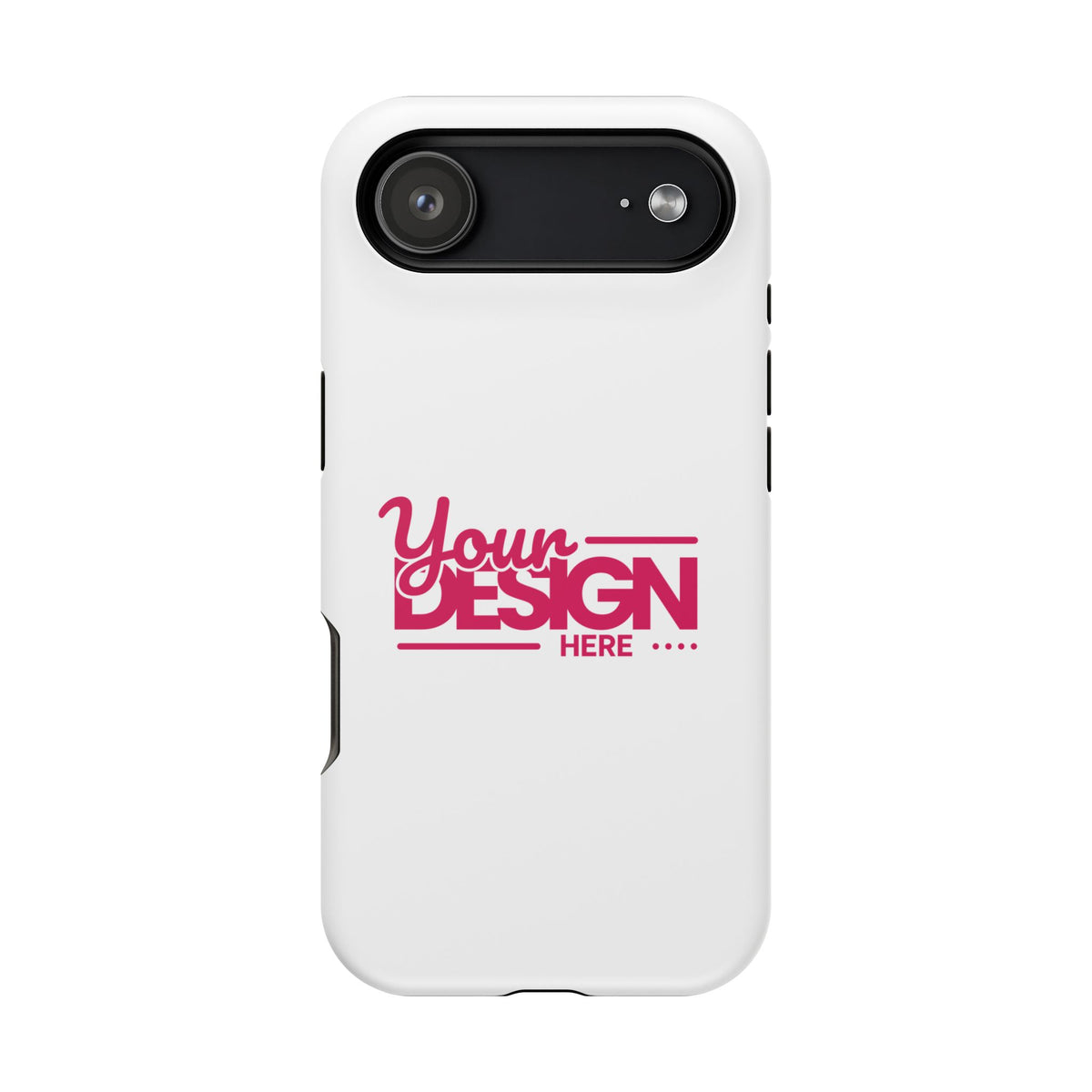 Durable Custom Magnetic Phone Case – Personalized Name or Photo Design, Shockproof Protective Cover for iPhone