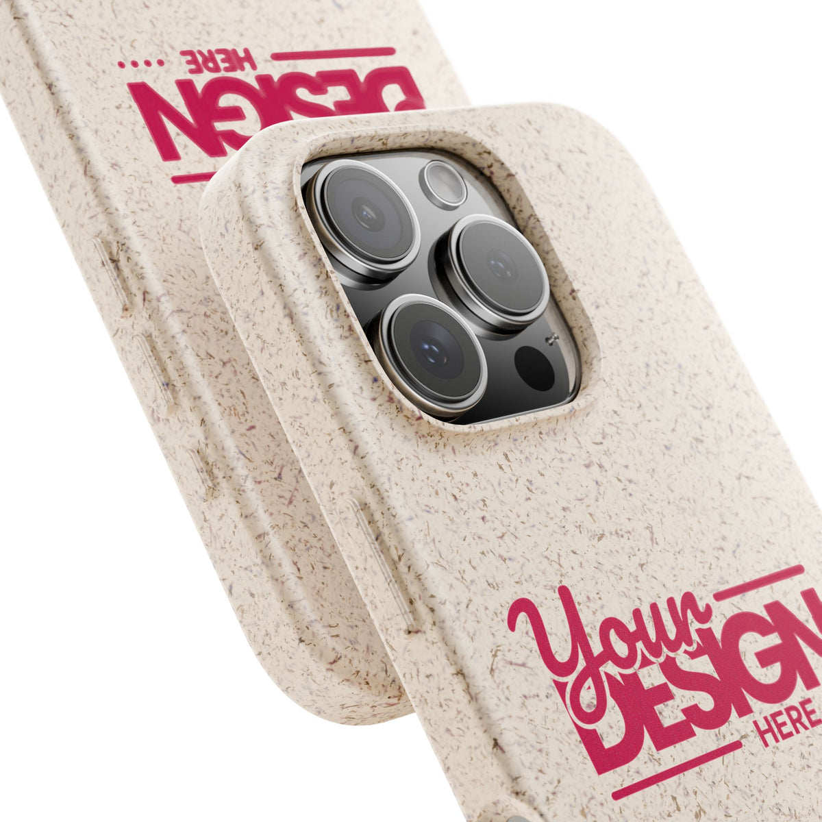 Biodegradable Phone Case – Eco-Friendly Custom Design Cover, Personalized Sustainable Protective Case for iPhone