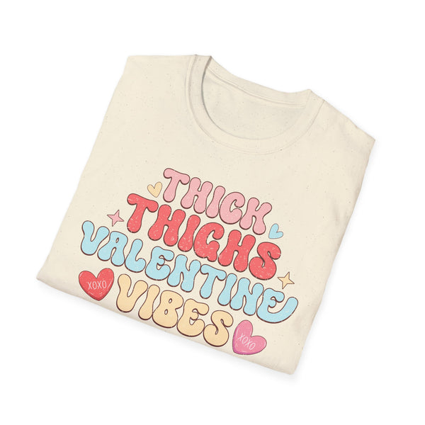 Valentine Vibes  Valentine T-Shirt - Love Shirt - Heart Graphic Valentine's Tee