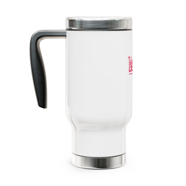 Stainless Steel Travel Mug, Personalizable Coffee Cup, On-the-Go Beverage Holder, Perfect Gift for Travelers, Customizable Insulated Mug
