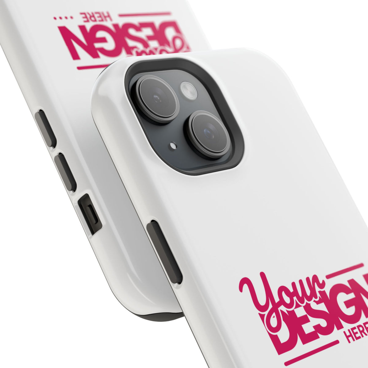 Customizable Impact-Resistant Phone Case – Personalize with Your Design, Durable Shockproof Cover for iPhone
