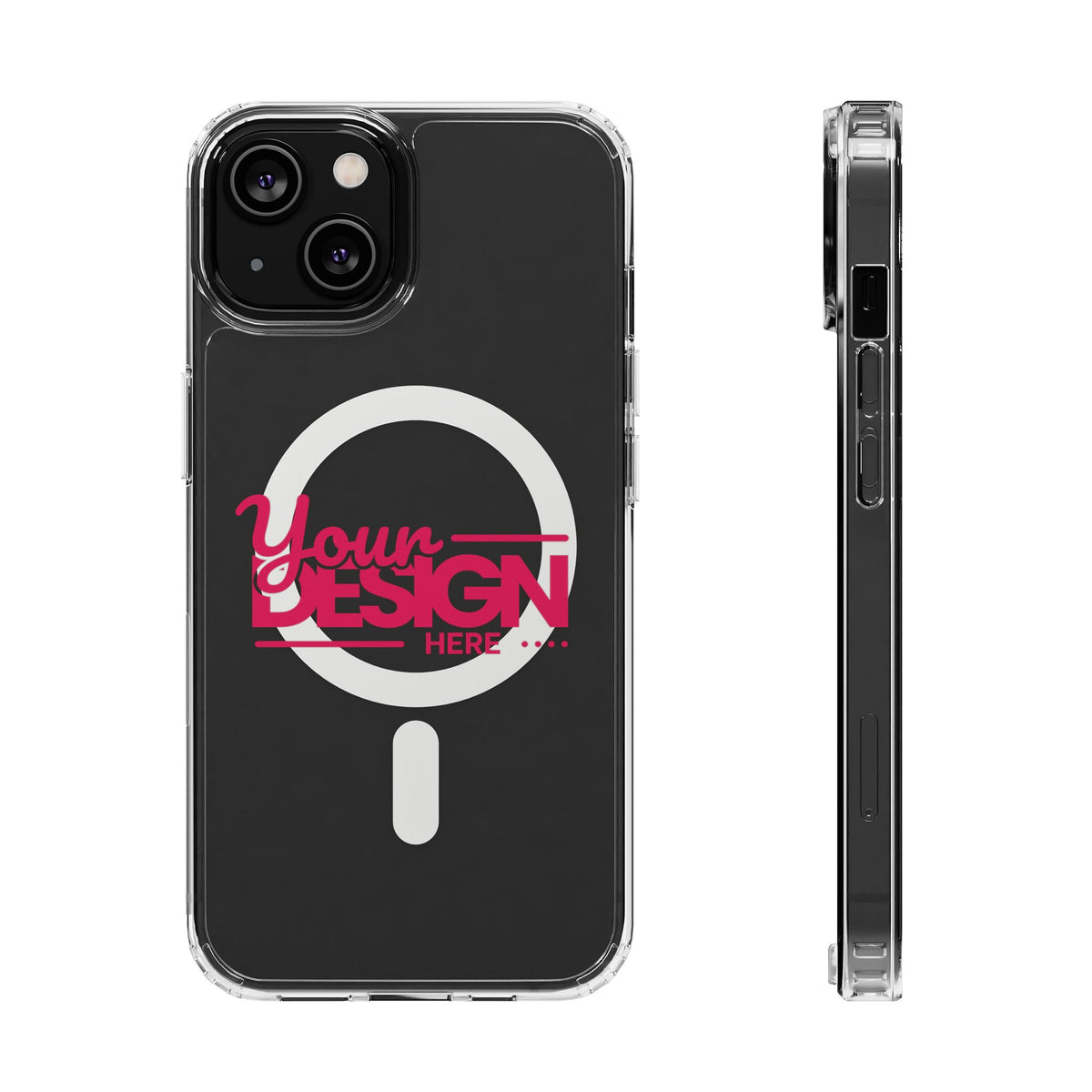 Clear Magnetic Impact Phone Case – MagSafe-Compatible Shockproof Protective Cover for iPhone