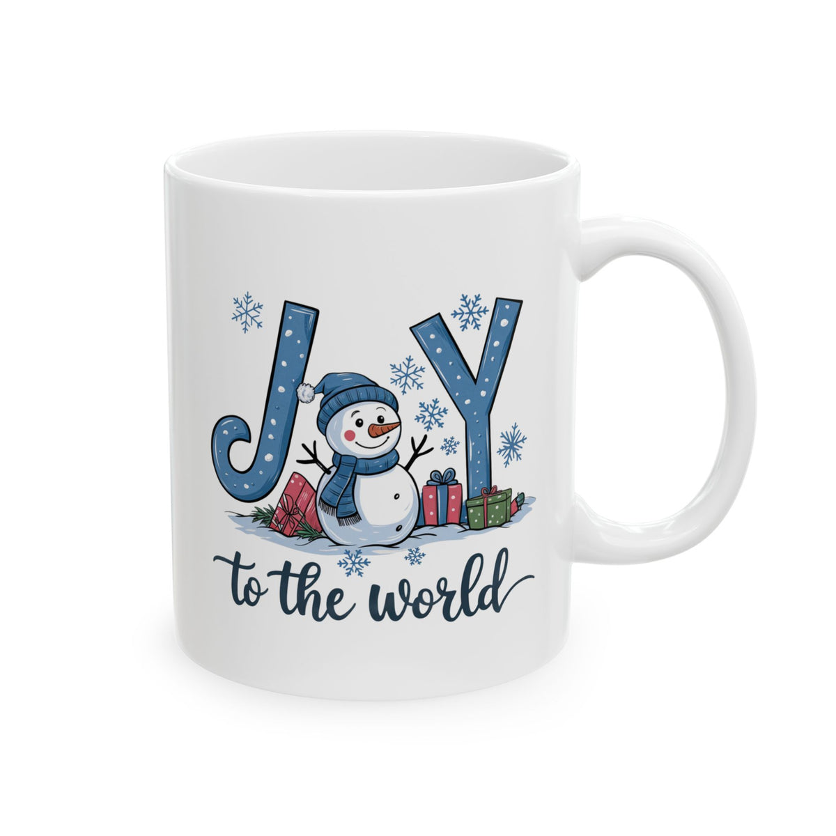 Joy to the World Christmas Mug – Festive Holiday Ceramic Coffee Cup (11oz, 15oz)