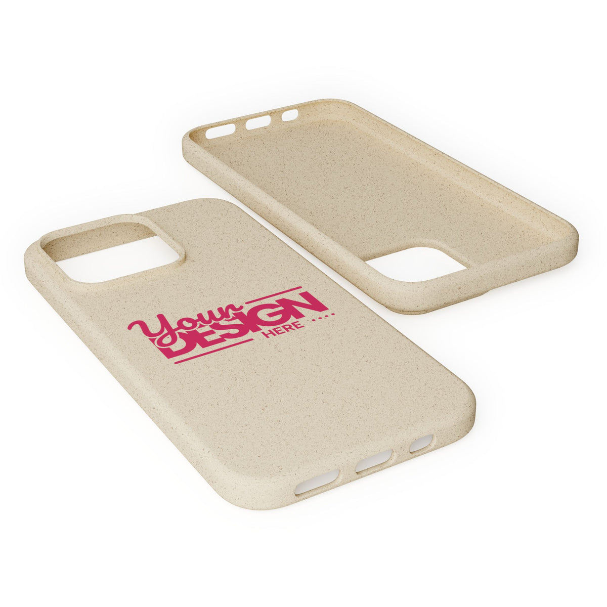 Biodegradable Phone Case – Eco-Friendly Custom Design Cover, Personalized Sustainable Protective Case for iPhone
