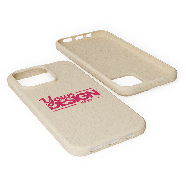 Biodegradable Phone Case – Eco-Friendly Custom Design Cover, Personalized Sustainable Protective Case for iPhone