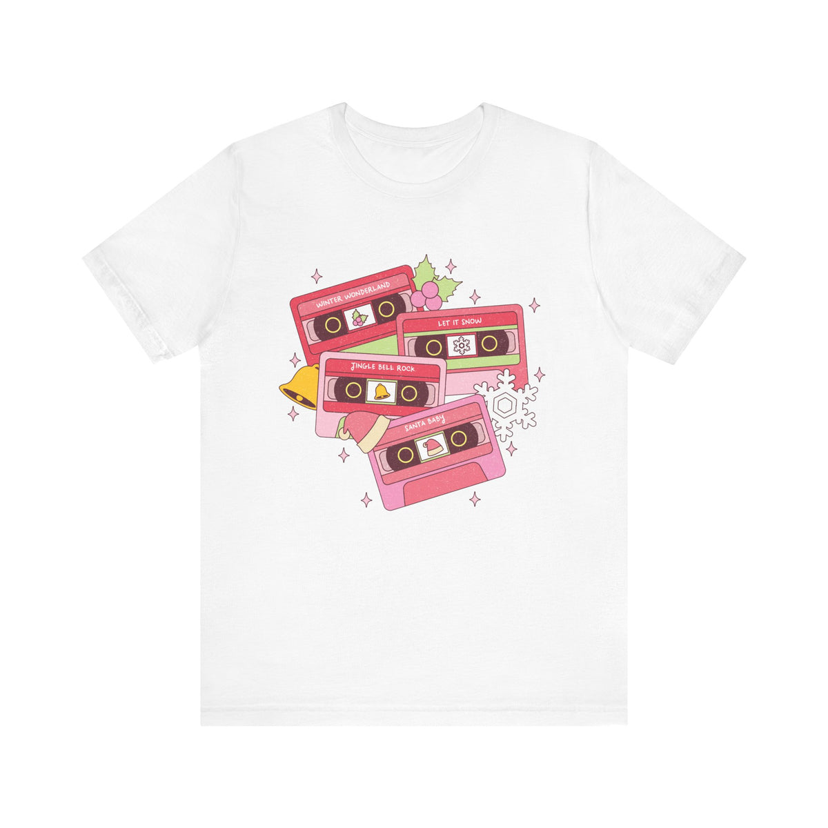 Retro Christmas T-Shirt - 'Winter Wonderland' VHS Graphic Shirt - Holiday Nostalgia Graphic Shirt