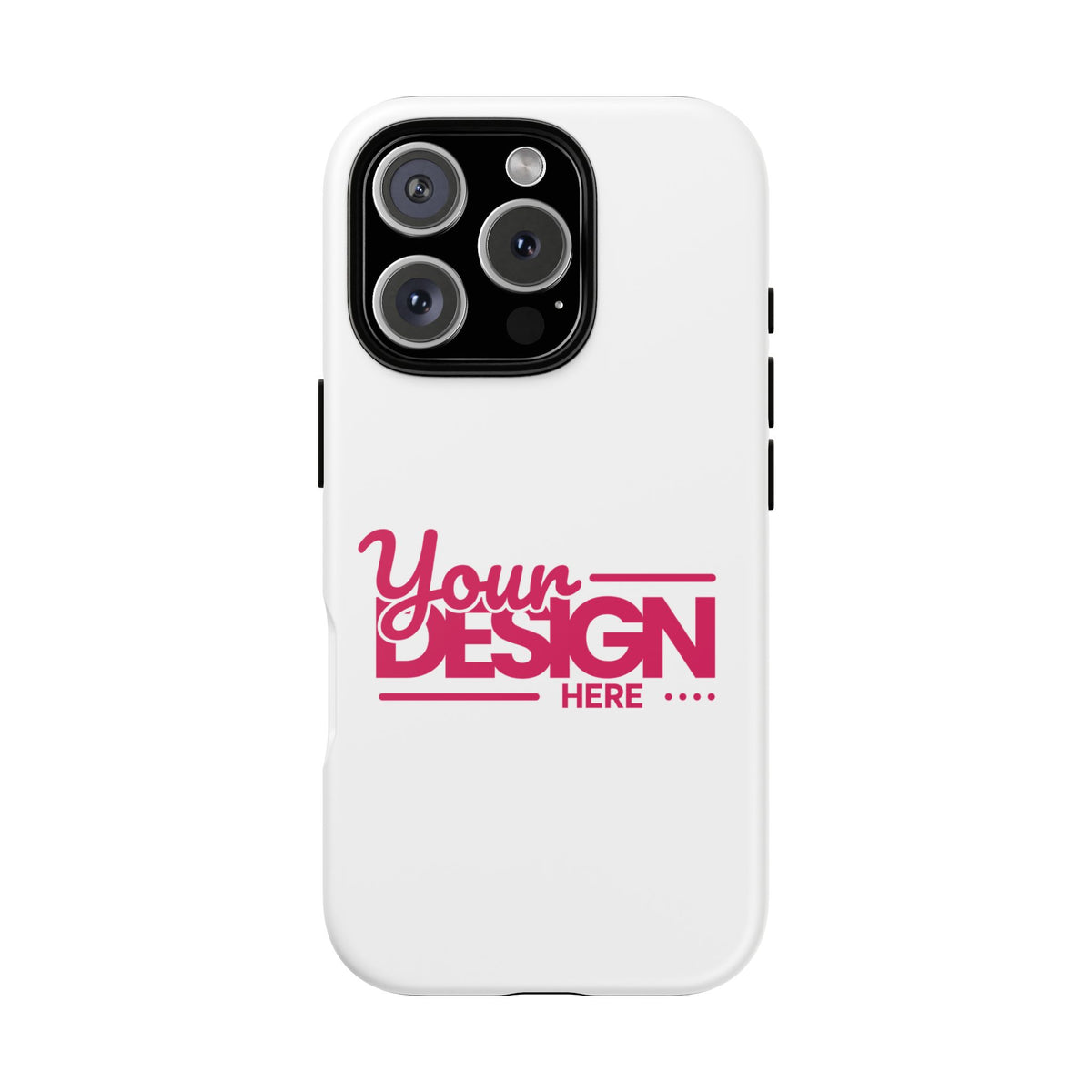 Customizable Tough Phone Case – Personalized Protective Cover with Name or Photo, Shockproof Case for iPhone & Samsung, Durable Gift Idea