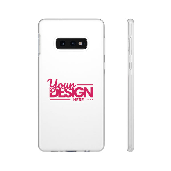 Customizable Flexi Phone Case – Personalize Your Design with Name or Photo, Flexible Protective Cover for Samsung Phones